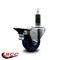 Service Caster 3'' Solid Poly Swivel 1-1/8'' Expanding Stem Caster with Brake SCC-EX20S314-SPUS-PLB-118 - alternate 4